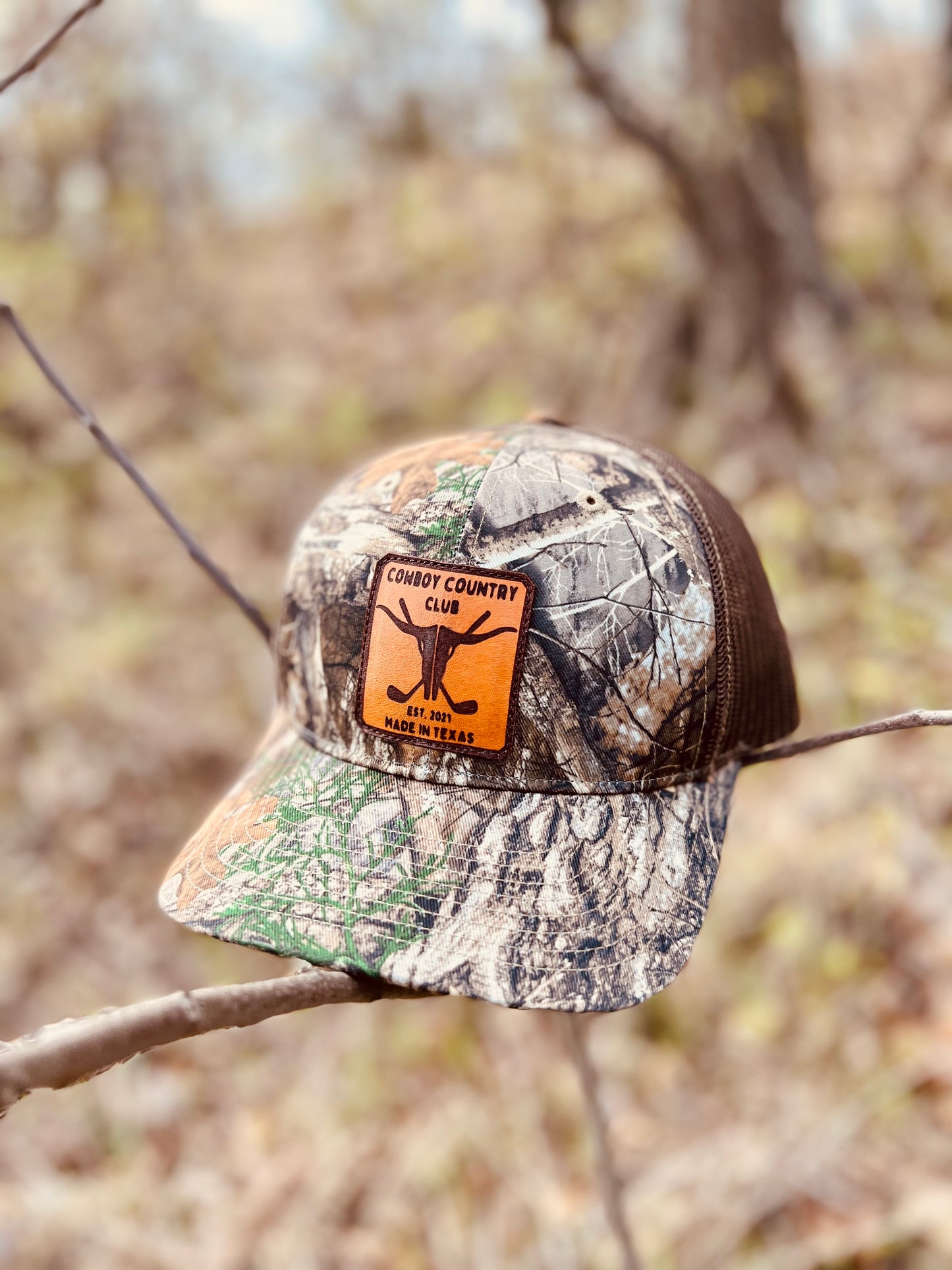 CAMO "Cowboy Country Club" Trucker Hat